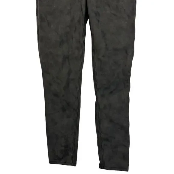 2/$30 Express Faux Leather Suede Skinny Pants Charcoal Size 0 - Picture 5 of 11